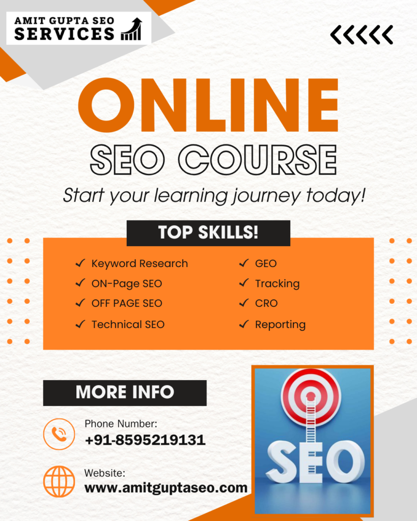 Online SEO Course